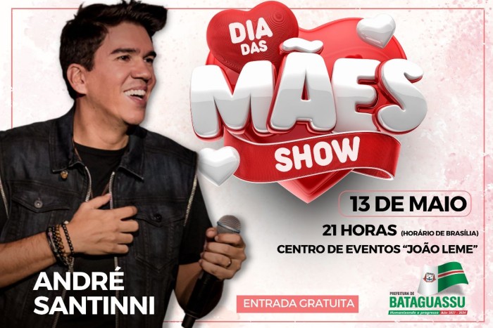 Prefeitura de Bataguassu promove show musical em comemoração ao Dia das Mães