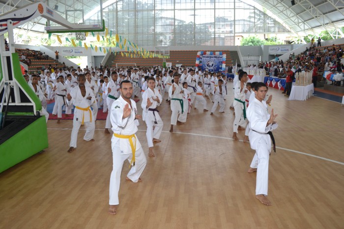 Arena de Esportes recebe etapa do Circuito Open de Karatê da Bahia Kata e Kumitê neste sábado (13)