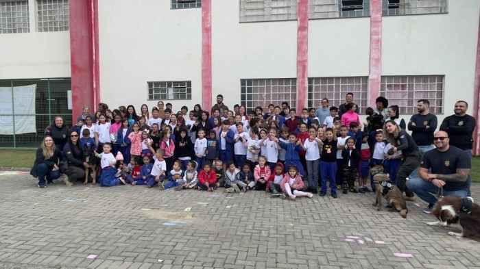 Polícia Civil leva o Programa de Orientação a Cidadania para escola municipal de Criciúma