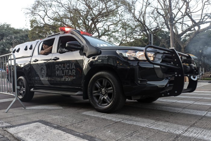 Policiamento reforçado garante segurança durante clássico do futebol paranaense