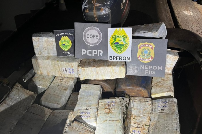Polícia apreende uma tonelada de drogas em operação que abrange proteção das fronteiras e divisas