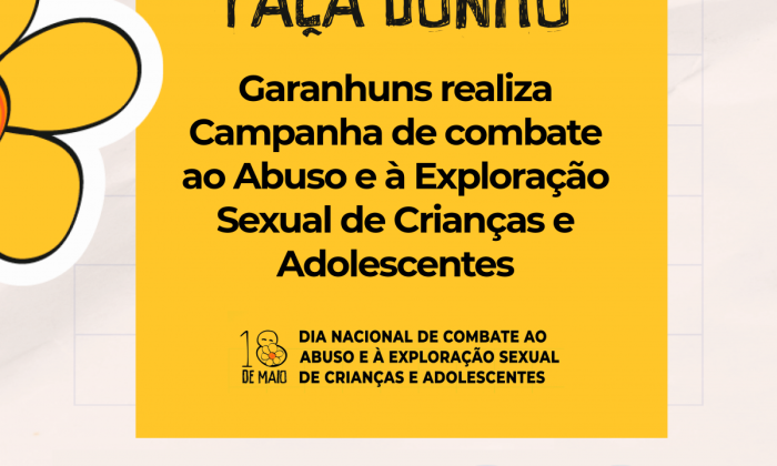Garanhuns realiza Campanha de Combate ao Abuso e à Exploração Sexual de Crianças e Adolescentes