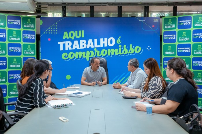 Obra da USF Nova Aliança e demandas da Sesau são pautas de reunião