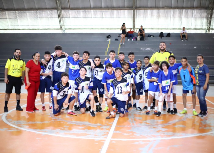 Colégio Novos Tempos - Nosso time sub-14 de handebol masculino é o