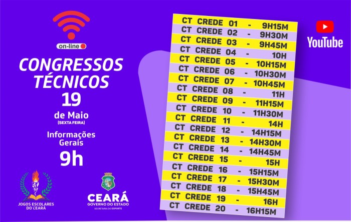 Abertas as inscrições para os Jogos Escolares do Ceará 2023 - Secretaria do  Esporte