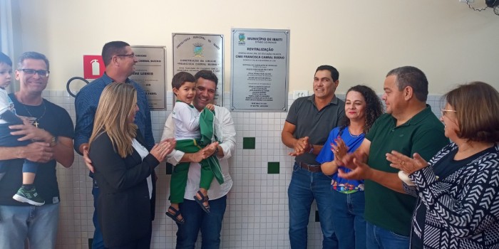 Prefeitura de Ibaiti entrega revitalização do CMEI Francisca Cabral Bueno