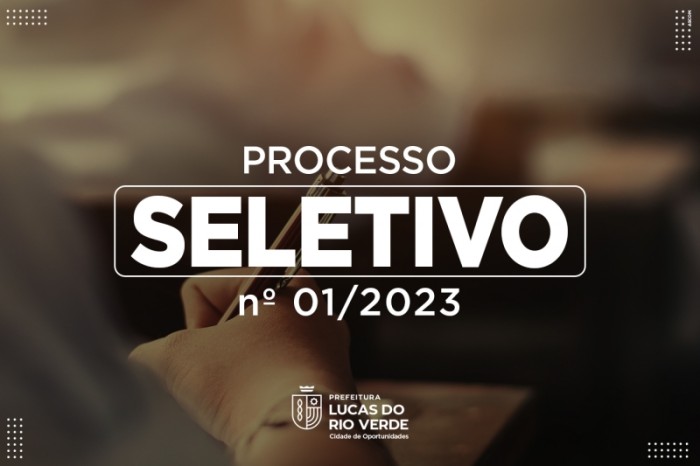 Prova objetiva do Processo Seletivo 01/2023 acontece neste domingo (21), na Escola Municipal Eça de Queirós