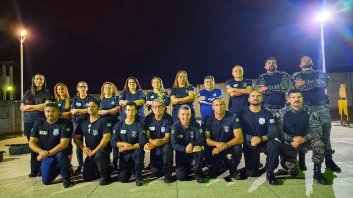 Grupo Tático Prisional realiza treinamento com policiais penais de Picos
