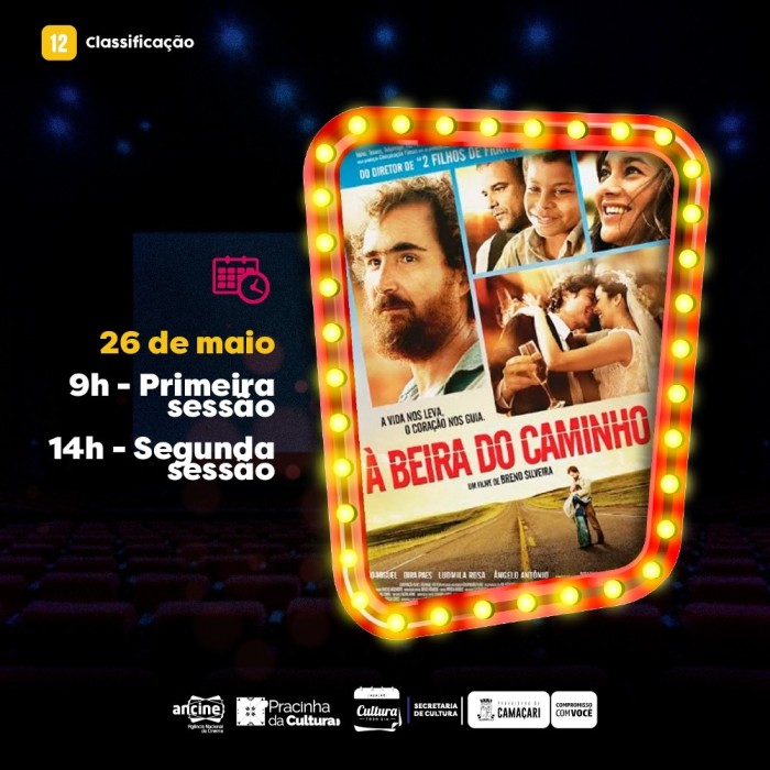 Cine em Cena exibe filme “À Beira do Caminho” nesta sexta (26)