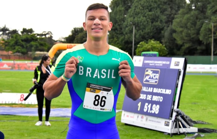 Estudante de Rio do Sul conquista medalha de ouro em competição de atletismo na Colômbia