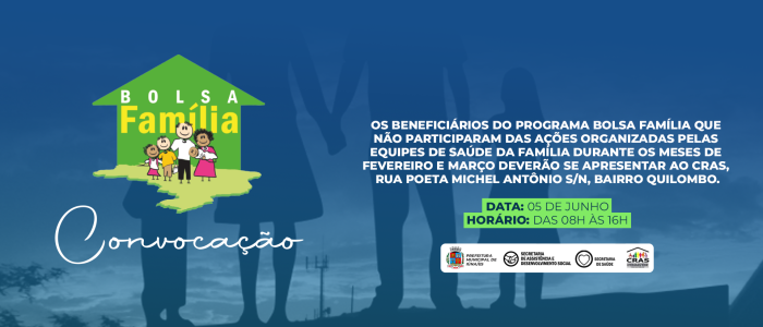 Secretaria de Saúde fará ação para cumprimento de meta do Programa Bolsa Família