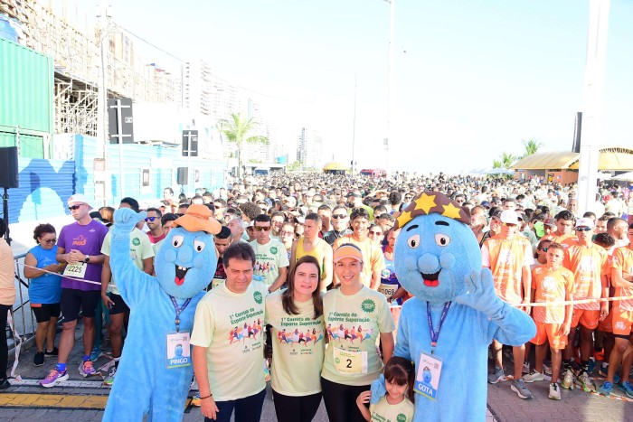 Corrida de rua marca o anúncio de novos núcleos esportivos do programa Esporte Superação em Fortaleza