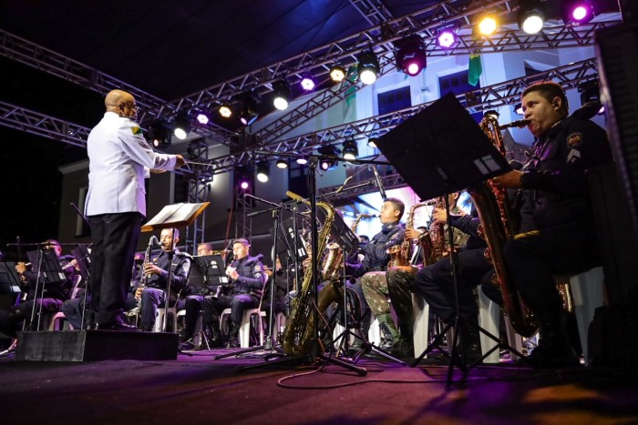 Banda da PM e convidados finalizam programação de 107 anos da instituição com Concerto Do Clássico ao Flashback