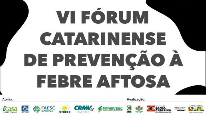 AVISO DE PAUTA: Secretaria da Agricultura promove Fórum Catarinense de Prevenção à Febre Aftosa
