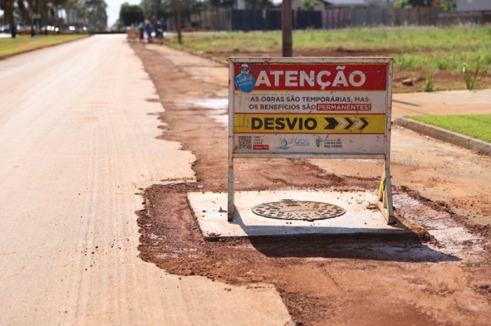Saae orienta moradores sobre cuidados durante as obras de rede de esgoto