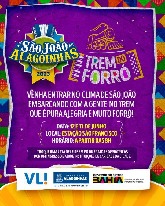 Piuiii, piuiiii!! O Trem do Forró está de volta!