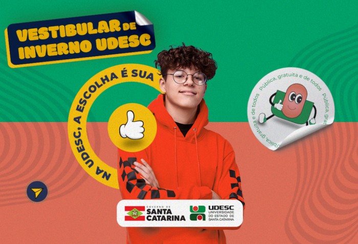 Udesc divulga relação de candidatos por vaga no Vestibular de Inverno 2023