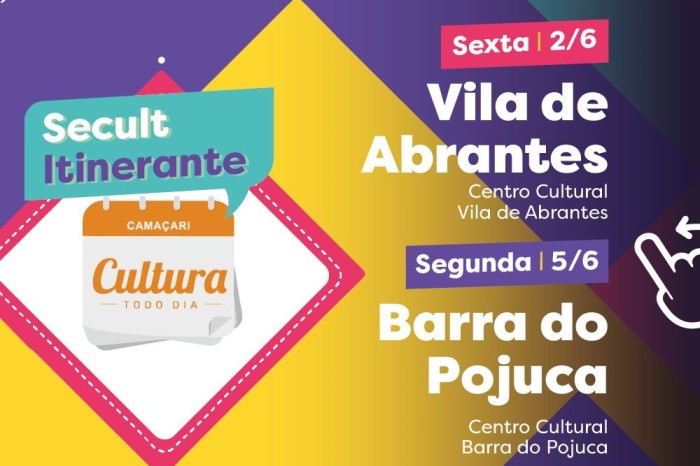 Secult leva ações para Vila de Abrantes e Barra do Pojuca