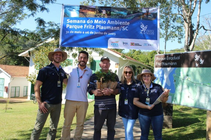 Parque Estadual Fritz Plaumann recebe doação de 11 mil mudas de árvores