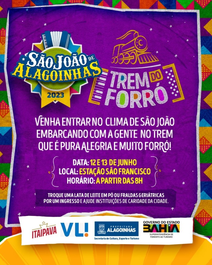 Sucesso de público: Esgotados os ingressos para o Trem do Forró