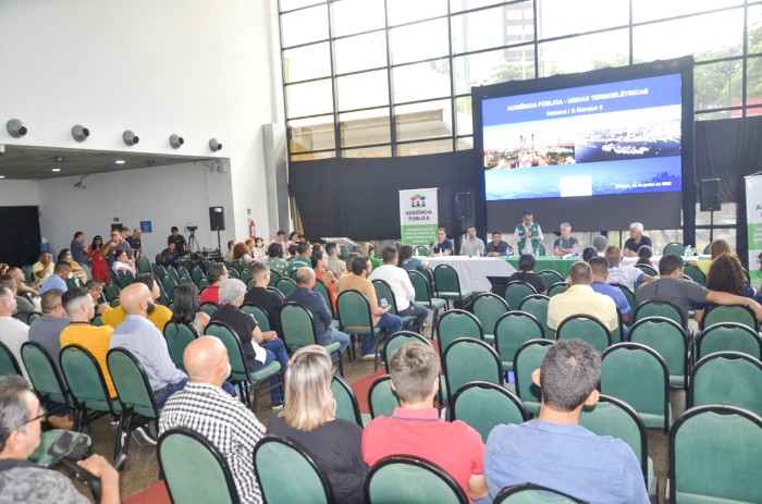 Governo do Estado conduz audiência pública sobre a implantação de duas termelétricas no Distrito Industrial II