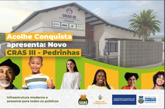 Prefeitura assina ordem de serviço para construção do novo Cras Pedrinhas, nesta quarta-feira, 7