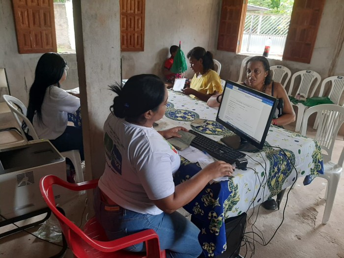 Comunidade de Rancho Alegre recebe o Bolsa Família Itinerante