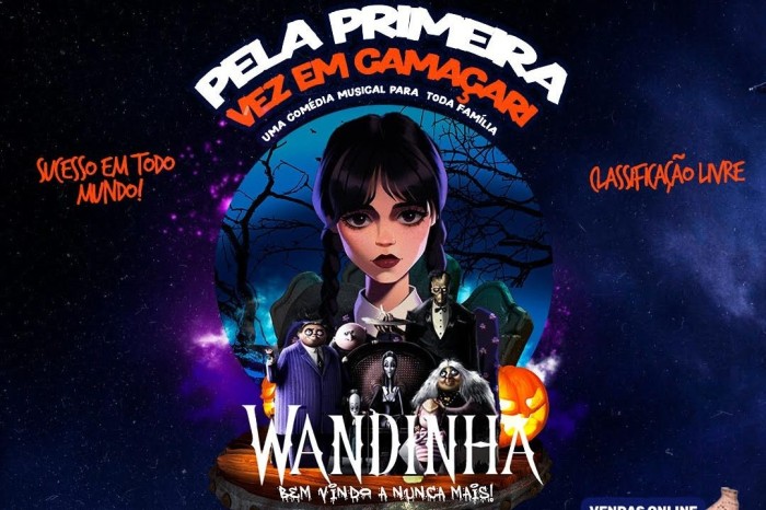Espetáculo Wandinha chega a Camaçari em julho