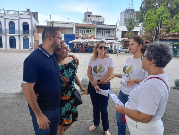 Policlínica Codajás realiza ação de campanha do Teste do Pezinho 