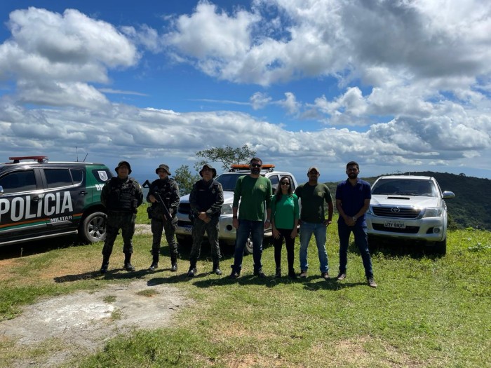 Sema, Semace e BPMA realizam fiscalização ambiental na APA da Serra de Baturité