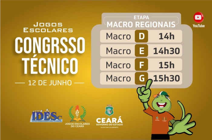 Sesporte realiza Congresso Técnico de Macros Regionais dos Jogos Escolares do Ceará 2023