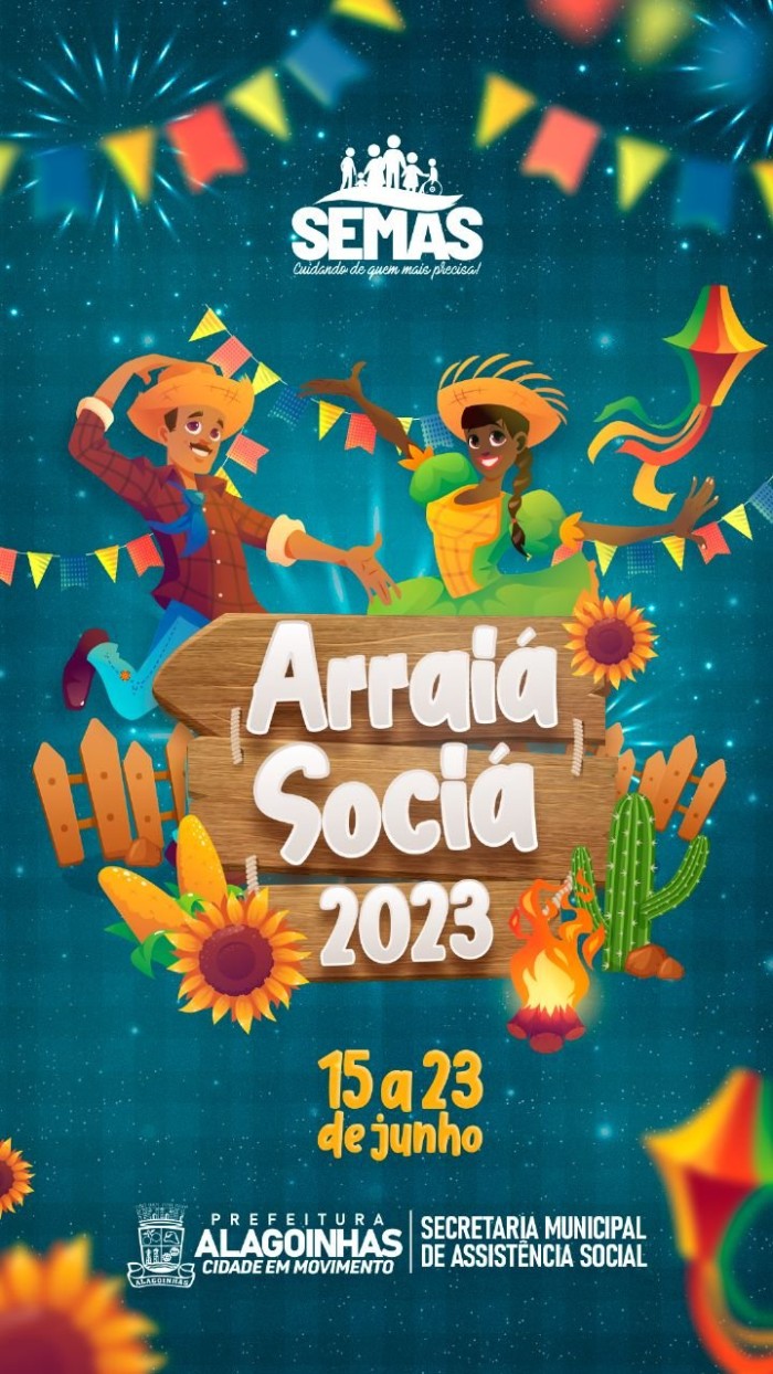 Arraiá Sociá 2023 acontece de 15 a 23 de junho