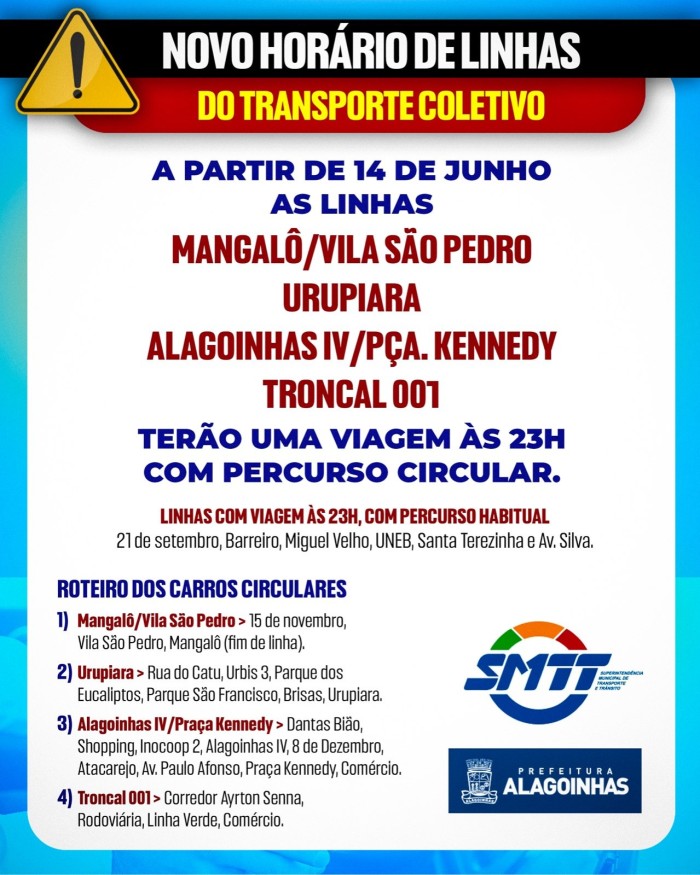 Prefeitura amplia horários para atender usuários do transporte público de Alagoinhas