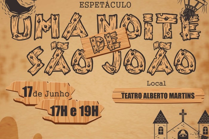 Alberto Martins recebe espetáculo Uma Noite de São João dia 17/6