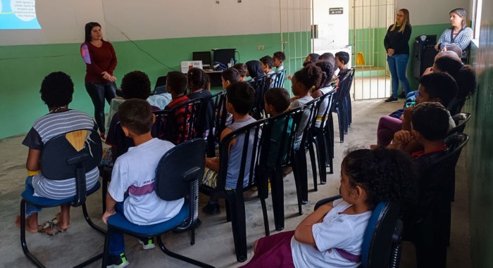 Crianças do SCFV recebem conhecimento sobre saúde bucal