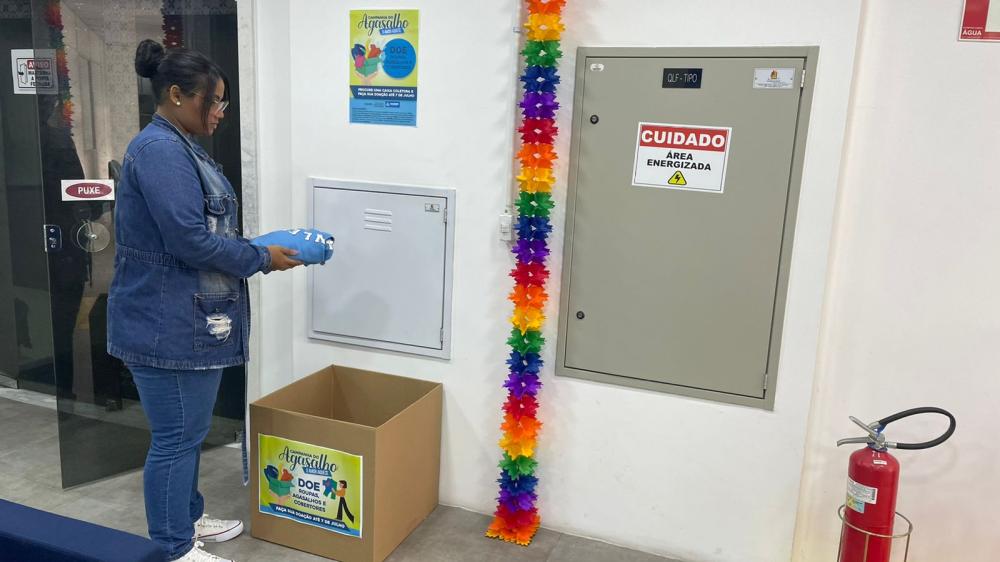 Prefeitura de Salvador realiza campanha do agasalho. 