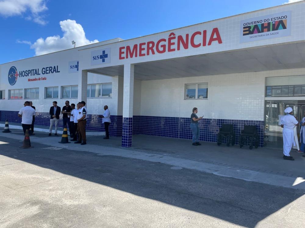 Governo da Bahia investe mais de R$ 3,7 milhão na reforma e modernização do Hospital Geral Menandro de Faria.