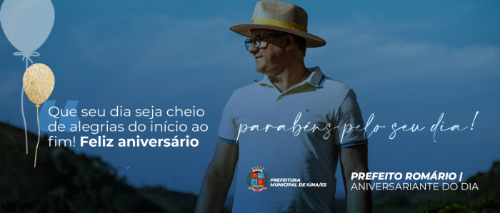 Prefeito Romário completa mais um ano de vida neste domingo