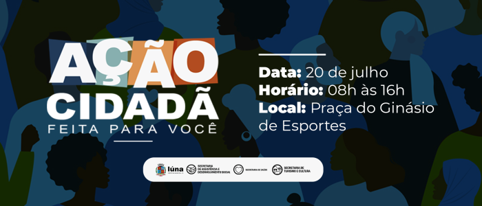 Ação Cidadã em Iúna acontece no próximo dia 20