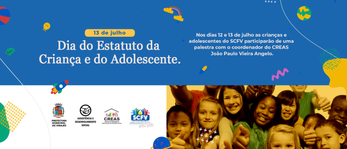 Crianças e adolescente do SCFV participarão de palestra sobre o Estatuto da Criança e do Adolescente
