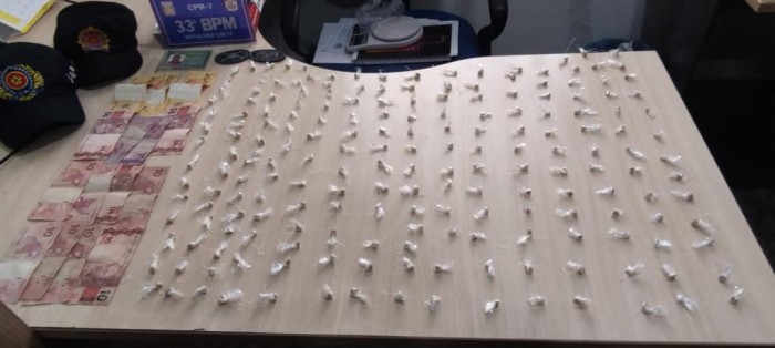 33° BPM realiza operação, prende suspeitos de tráfico e apreende entorpecentes em Bragança