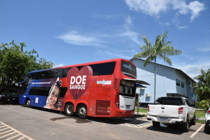 Na Expoacre, estande da Sesacre contará com ambulâncias e ônibus do Hemoacre