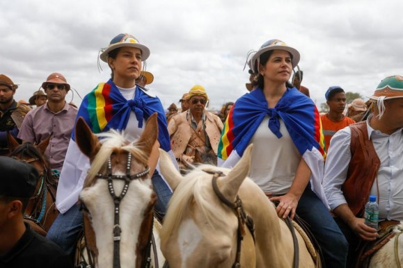 Em Serrita, governadora Raquel Lyra participa da 53ª edição da Missa do Vaqueiro