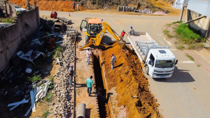 Prefeitura instala nova rede pluvial no Parque Industrial