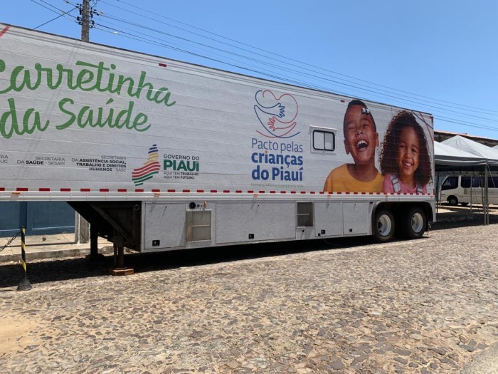 Carretinha da Saúde realiza atendimentos em de São Gonçalo do Gurgueia e Barreiras na segunda-feira (4)