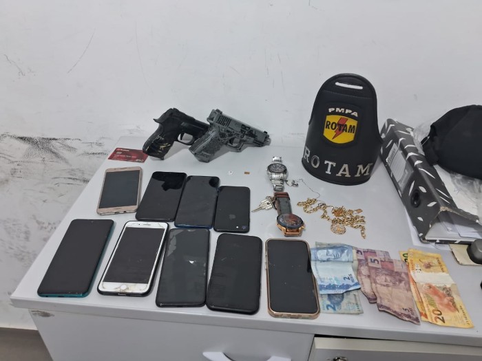 Roubo frustado pela PM, em Belém