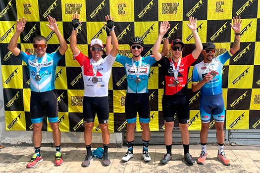 Time PG de Ciclismo ‘voa’ e conquista sete medalhas no GP Cubatão