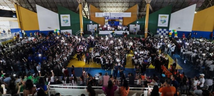 Cerimônia de abertura dos Jogos Escolares festeja 30ª edição com muita festa a agitação