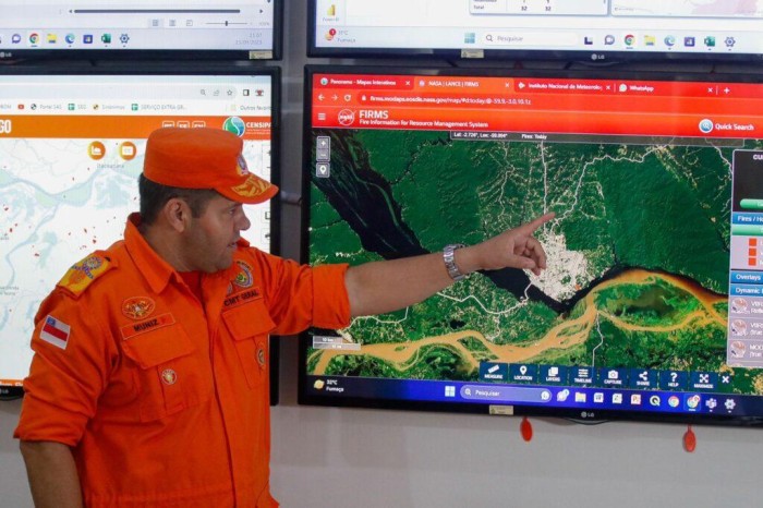 Corpo de Bombeiros implanta sala de situação e amplia monitoramento e combate de incêndios no estado