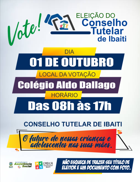 Eleição para o Conselho Tutelar de Ibaiti